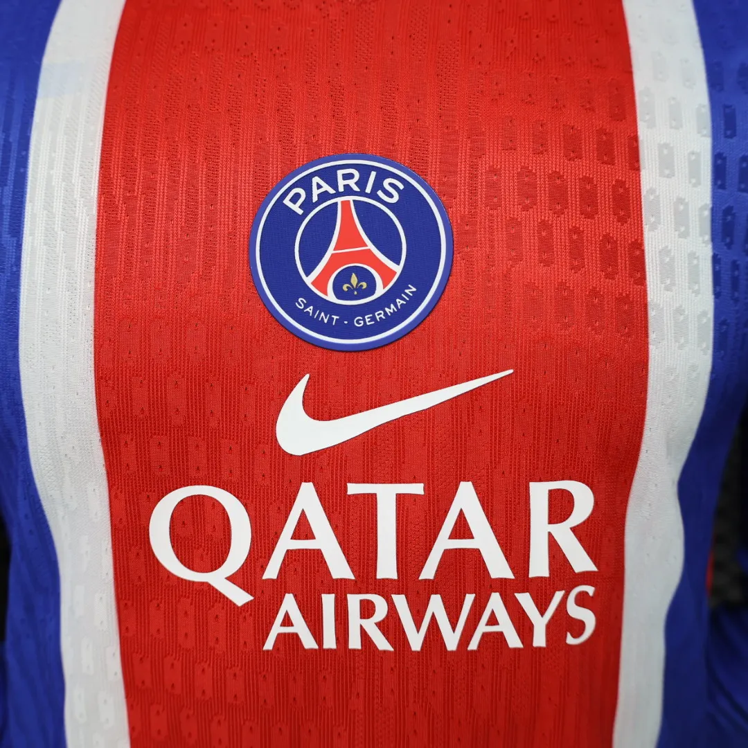 2026/2027 Player Long sleeve PSG Paris Saint Germain Home Soccer Jersey 1:1 Thai Quality - Image 4