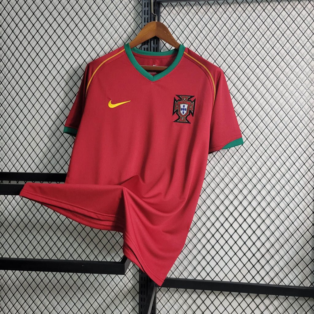 2006 Retro Portugal Home Football Shirt 1:1 Thai Quality - Image 3