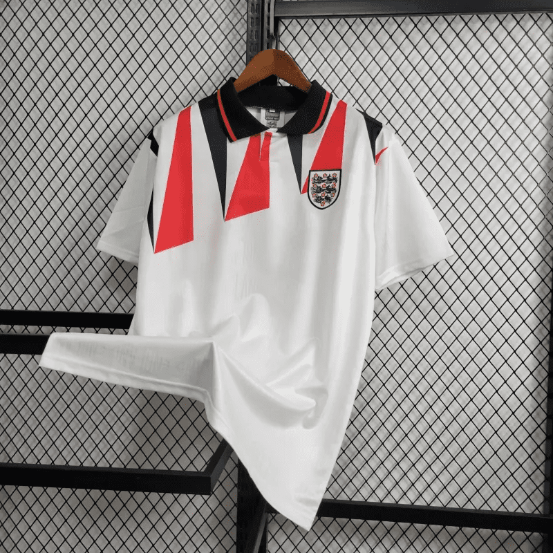 1992 Retro England Home Football Shirt 1:1 Thai Quality - Image 3