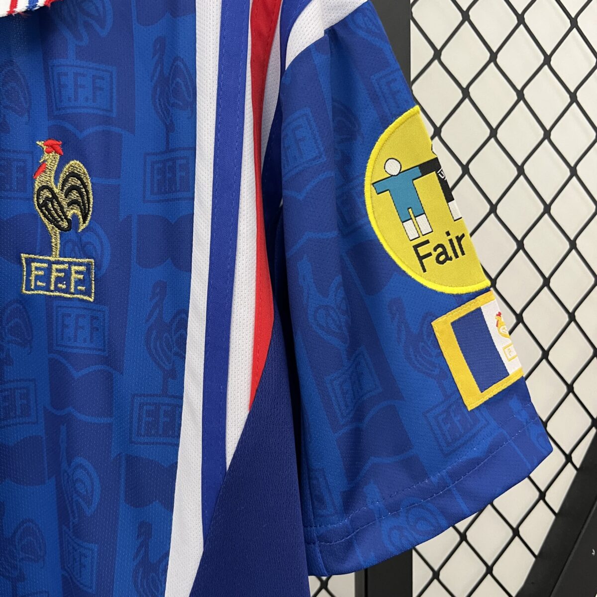 1996 Retro France Home Football Shirt 1:1 Thai Quality - Image 6