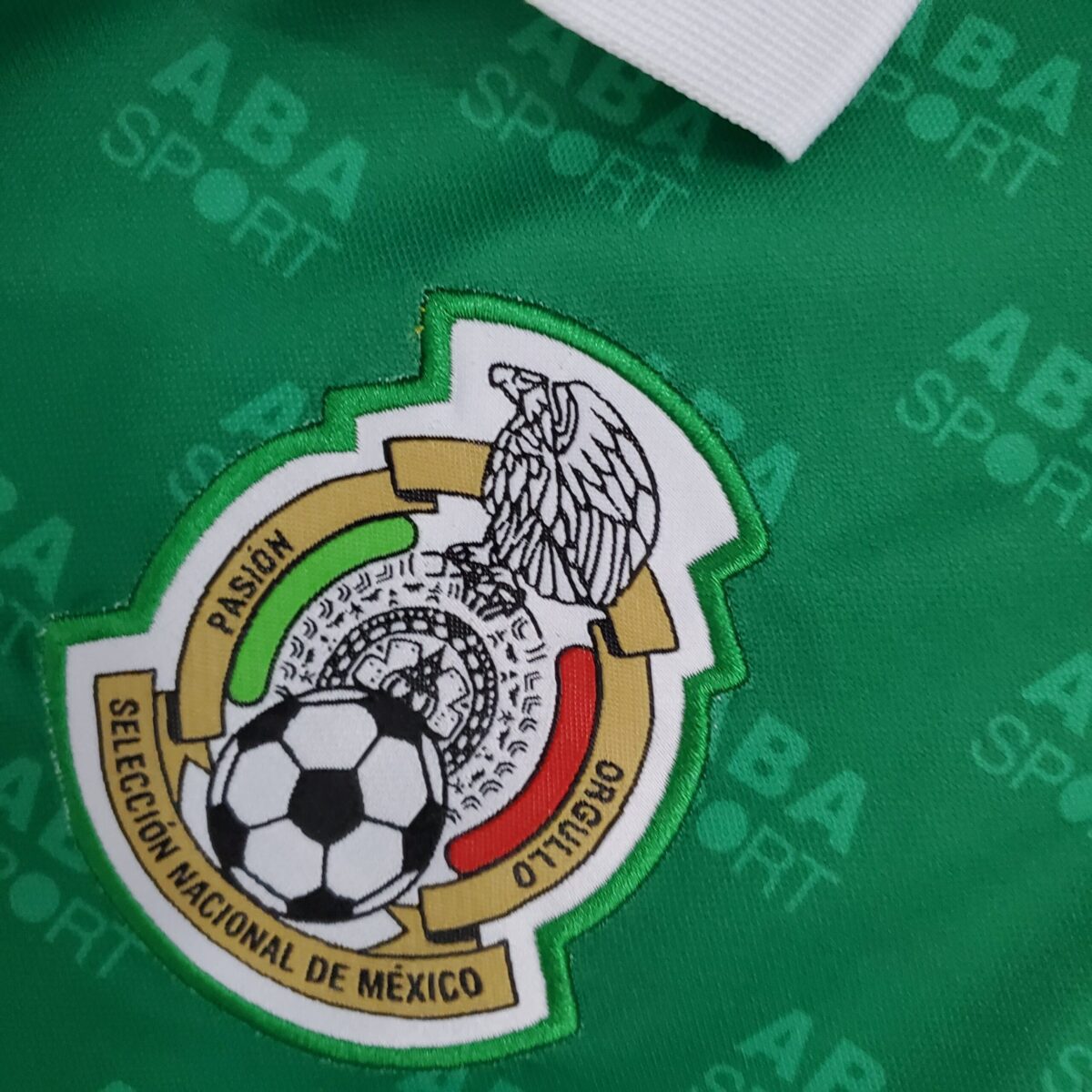 1995 Retro Mexico Home Soccer Jersey - Image 4