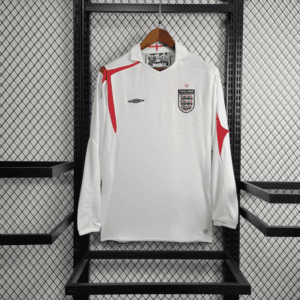2006 Retro Long Sleeve England Home Football Shirt 1:1 Thai Quality