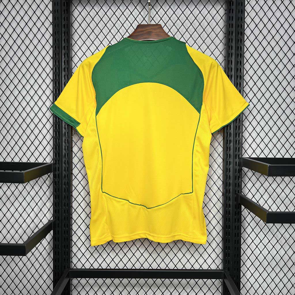2004 Retro Brazil Home Soccer Jersey 1:1 Thai Quality - Image 2