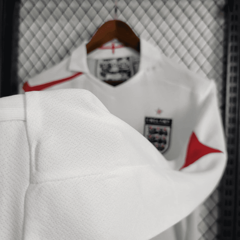 2006 Retro Long Sleeve England Home Football Shirt 1:1 Thai Quality - Image 6