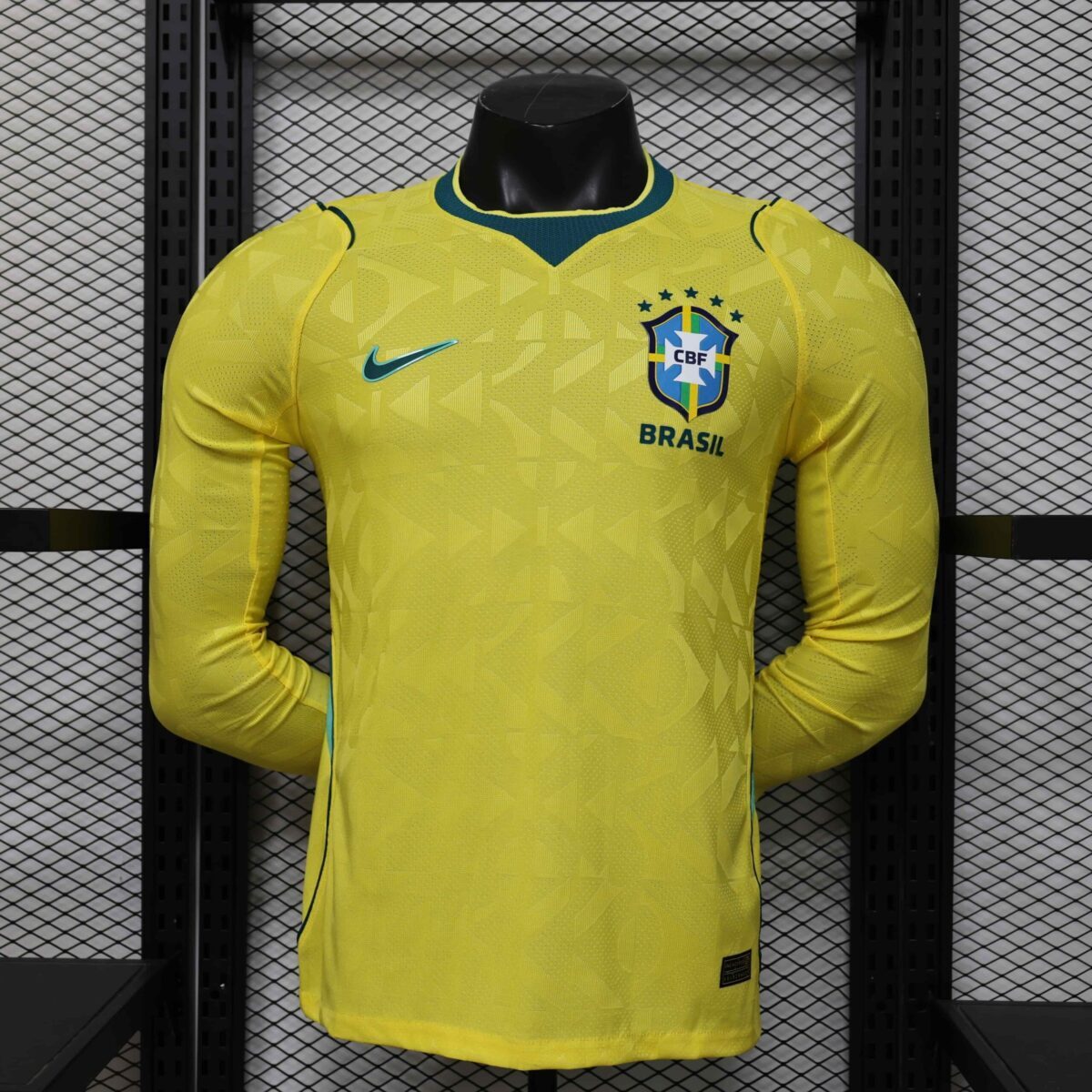 2026/2027 Long Sleeve Player Brazil Home Football Shirt