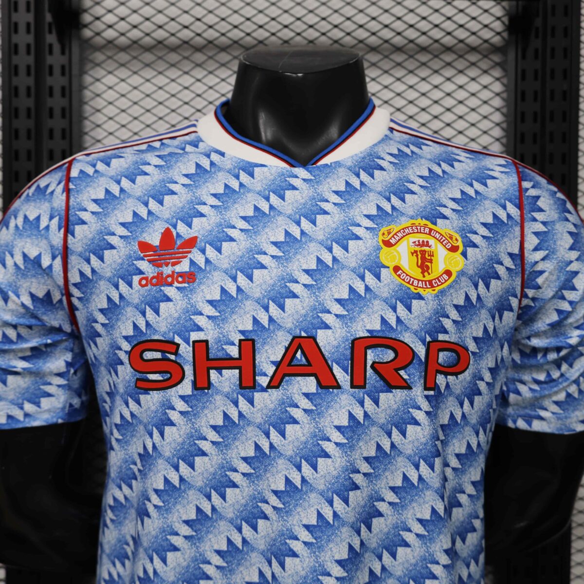 1990/1992 Retro Player Manchester United Away Football Shirt 1:1 Thai Quality - Image 3