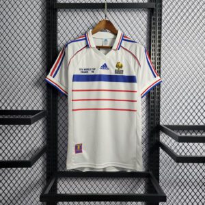 1998 Retro France Away Football Shirt 1:1 Thai Quality