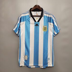 1998 Retro Argentina National Team Home Jersey