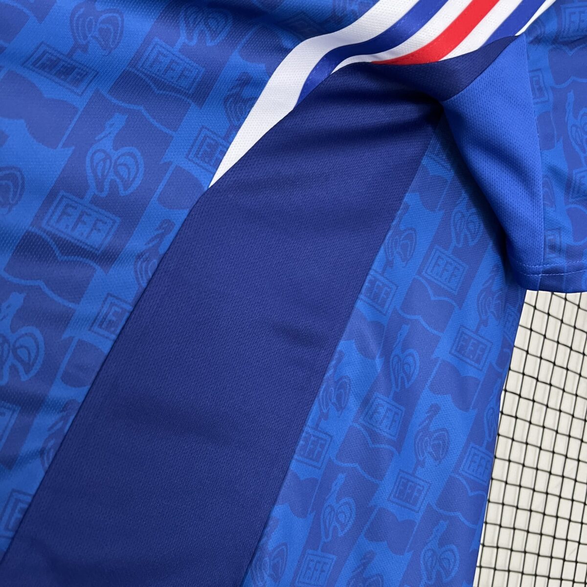 1996 Retro France Home Football Shirt 1:1 Thai Quality - Image 7