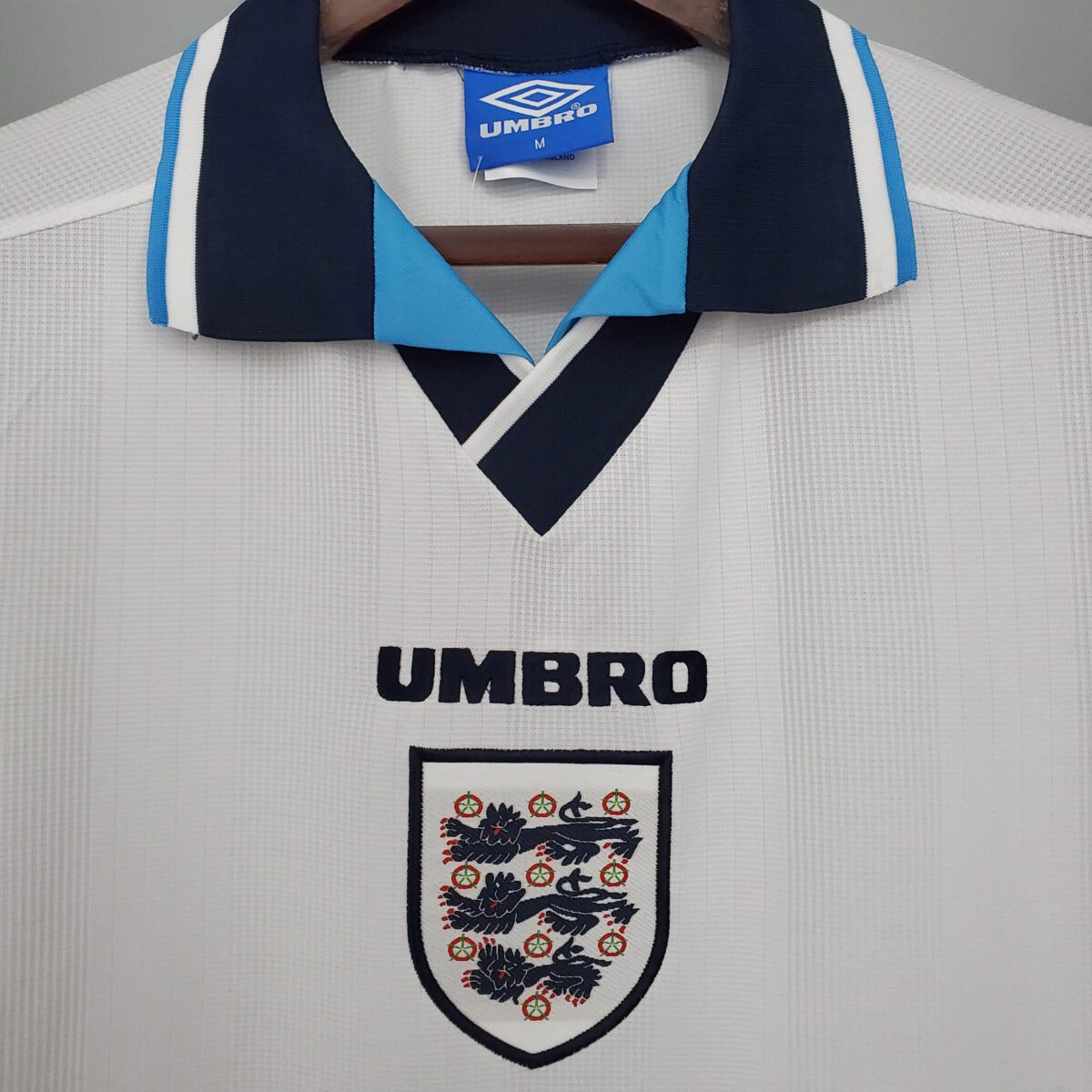 1996 Retro England Home Football Shirt 1:1 Thai Quality - Image 3