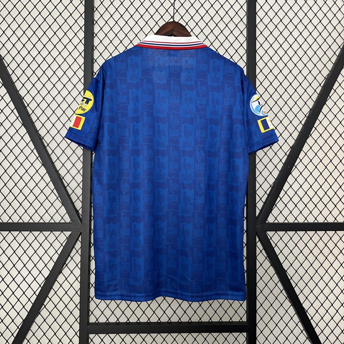 1996 Retro France Home Football Shirt 1:1 Thai Quality - Image 2