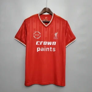 1985 1986 retro liverpool home football shirt 1