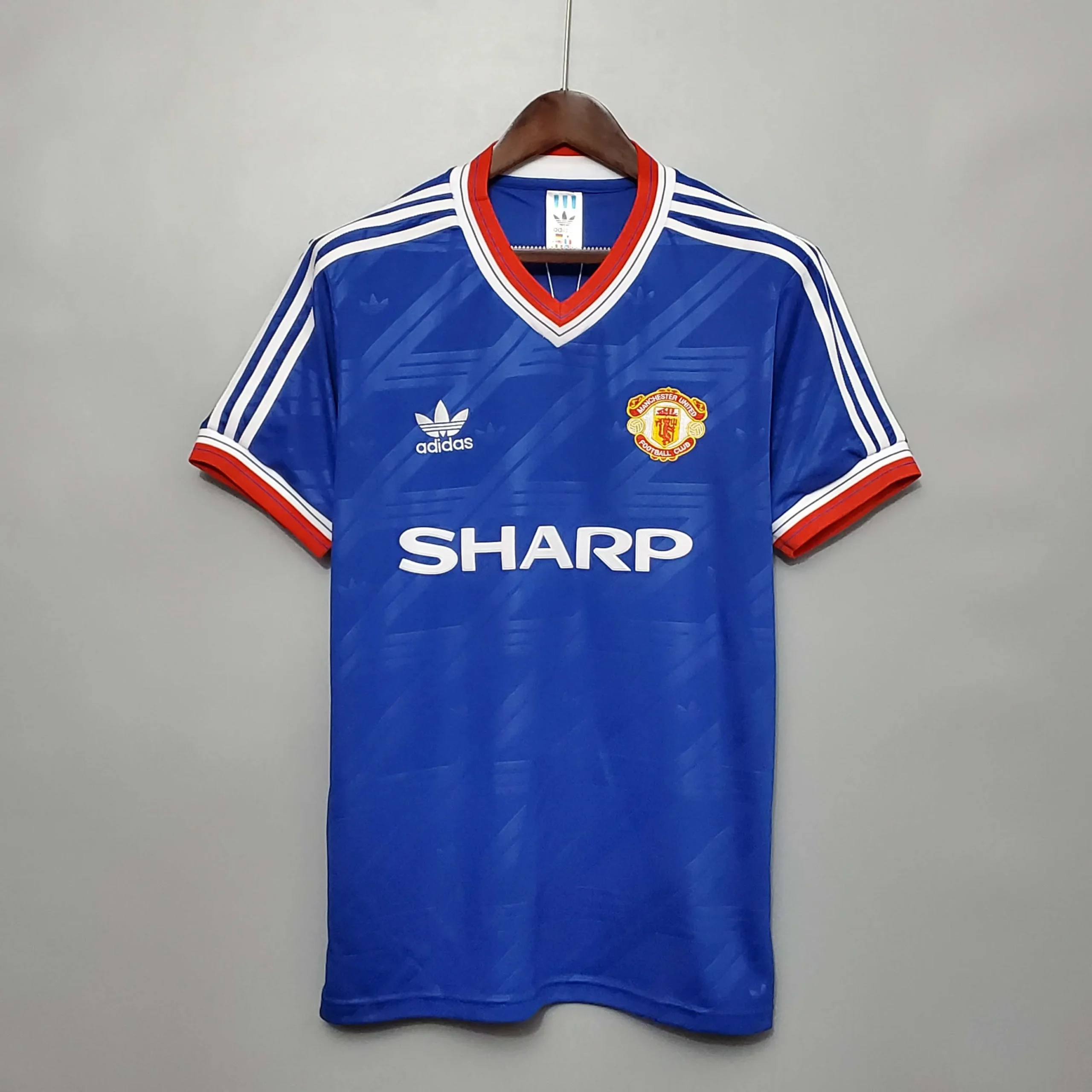 1986 1988 retro manchester united third away football shirt 1
