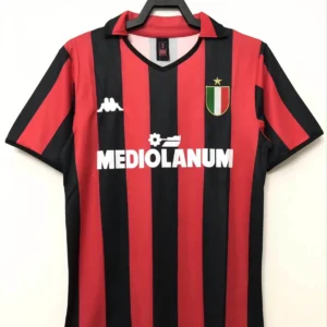 1988 1989 retro ac milan home football shirt 1