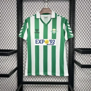 1988 1989 retro real betis f c football shirt 1