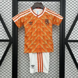1988 retro kids size netherlands home football shirt 1