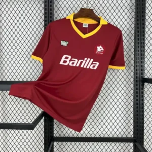1989 1990 retro roma home soccer jersey 1