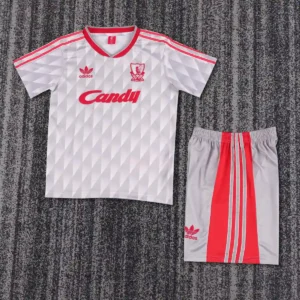 1989 1991 kids size retro liverpool home soccer jersey 1