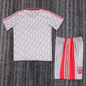 1989 1991 kids size retro liverpool home soccer jersey 2