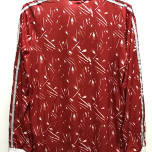 1989 1991 retro long sleeve liverpool home football shirt 2