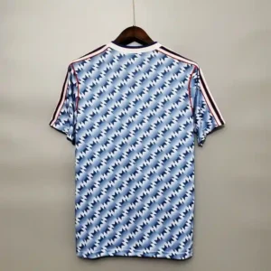1990 1992 retro manchester united away football shirt 2
