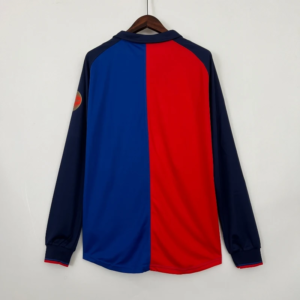 1990 retro barcelona long sleeve parana 100th anniversary soccer jersey 2