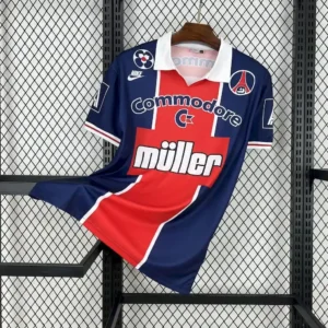 1991 1992 retro paris saint germain home football shirt 1