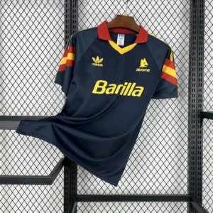 1991 1992 retro roma third away soccer jersey 1