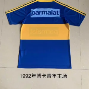 1992 1993 retro boca juniors home football jersey 2