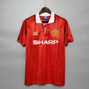 1992 1994 retro manchester united home football shirt 1
