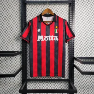 1993 1994 retro ac milan home football shirt 1