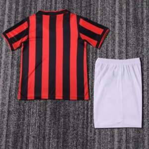 1993 1994 retro kids ac milan home football shirt 2