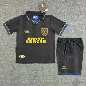 1993 1994 retro manchester unitedaway football shirt kids size 1
