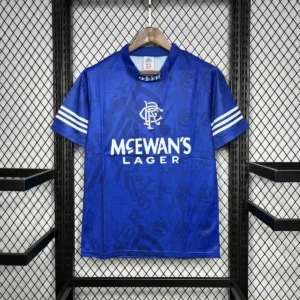 1994 1995 retro rangers home football shirt 1