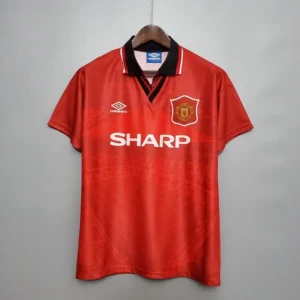 1994 1996 retro manchester united home football shirt 1