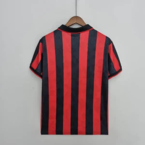 1995 1996 retro ac milan home football shirt 2