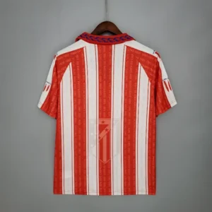 1995 1996 retro atletico madrid home soccer jersey 2
