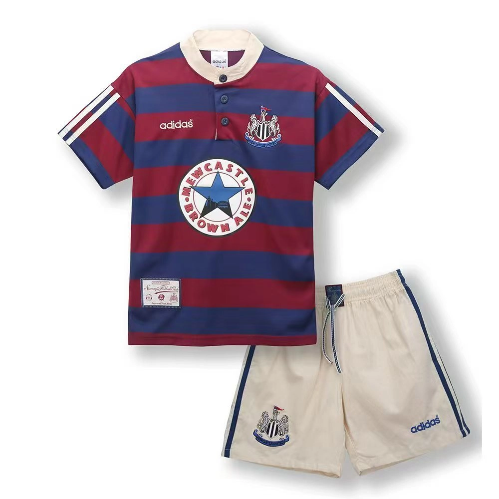 1995 1996 retro kids size newcastle united away football shirt 1