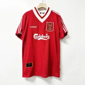 1995 1996 retro liverpool home football shirt 1