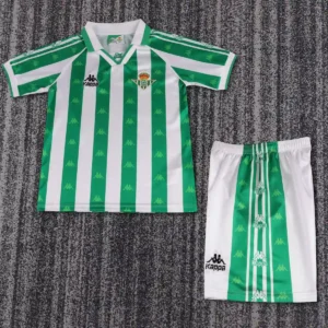 1995 1997 kids size retro real betis home football shirt 1