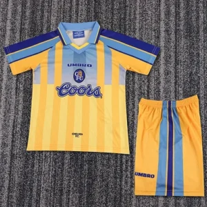 1995 1997 retro kids size chelsea away football jersey 1