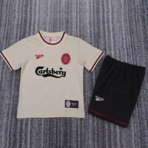 1996 1997 kids size retro liverpool away soccer jersey 1