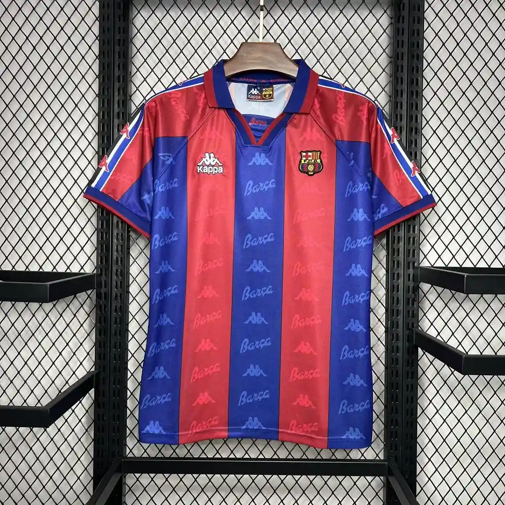 1996 1997 retro barcelona football shirt home 1