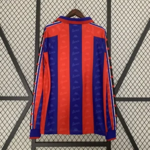 1996 1997 retro long sleeve barcelona football shirt home champions league 2