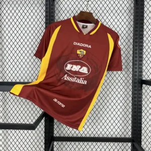 1997 1998 as retro roma home soccer jersey 1
