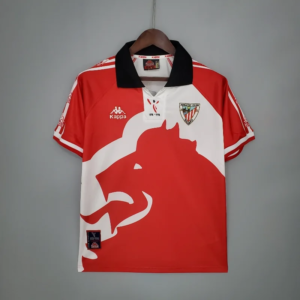 1997 1998 retro athletic bilbao home football shirt 1