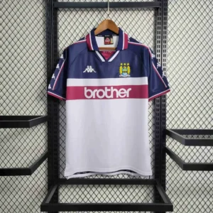 1997 1998 retro manchester city away football shirt 1