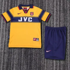 1997 1999 retro kids arsenal away football shirt 1