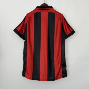 1998 1999 retro ac milan home football shirt 2
