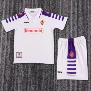 1998 1999 retro kids fiorentina away football shirt 1